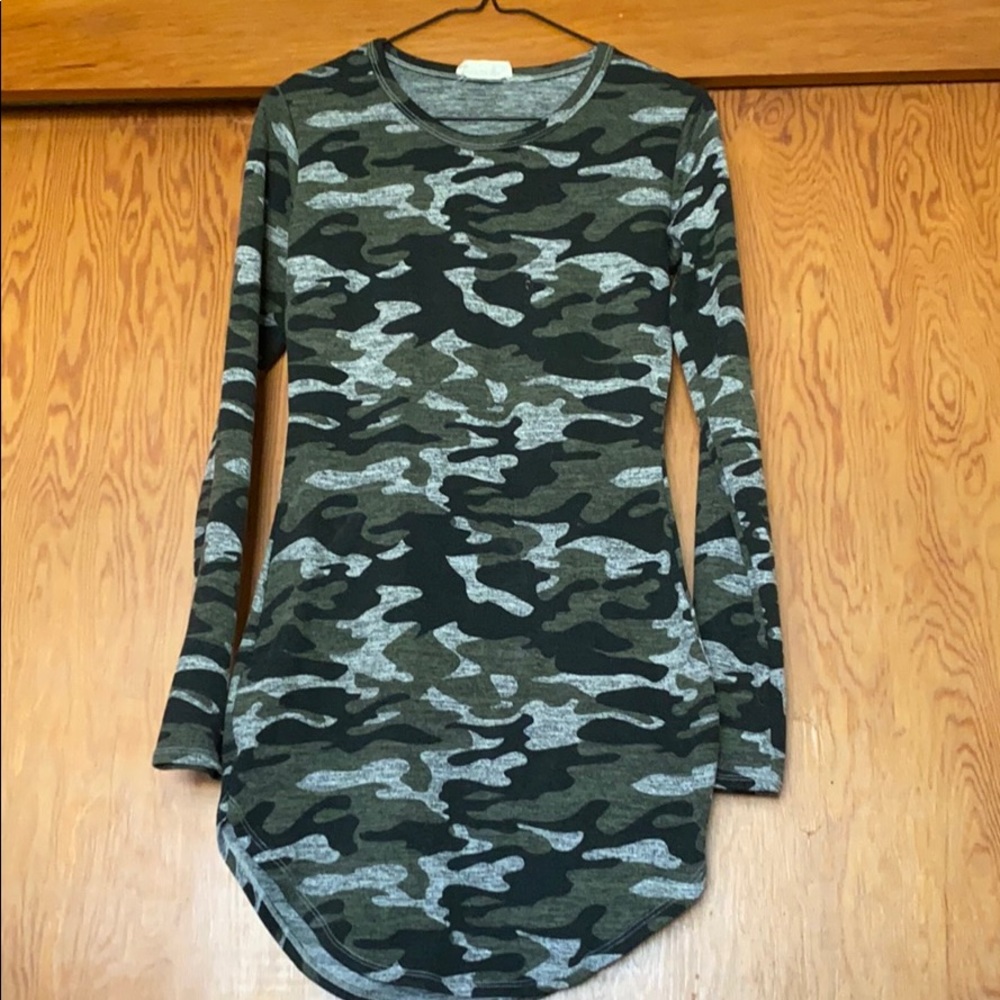 Camo Bodycon Dress